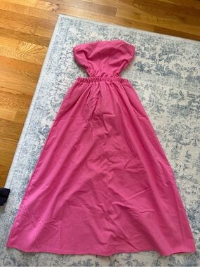 Petal & Pup Bright Pink Strapless Maxi